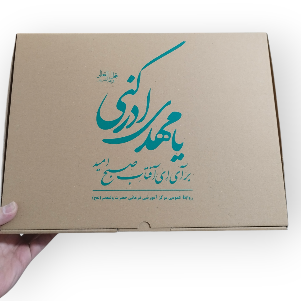 کارتن کیبوردی با چاپ تک‌رنگ یا مهدی ادرکنی