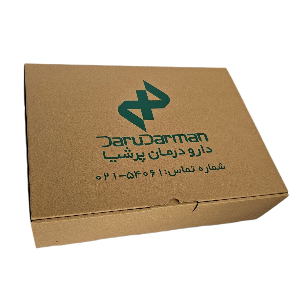 کارتن کیبوردی دارودرمان پرشیا با چاپ سبز